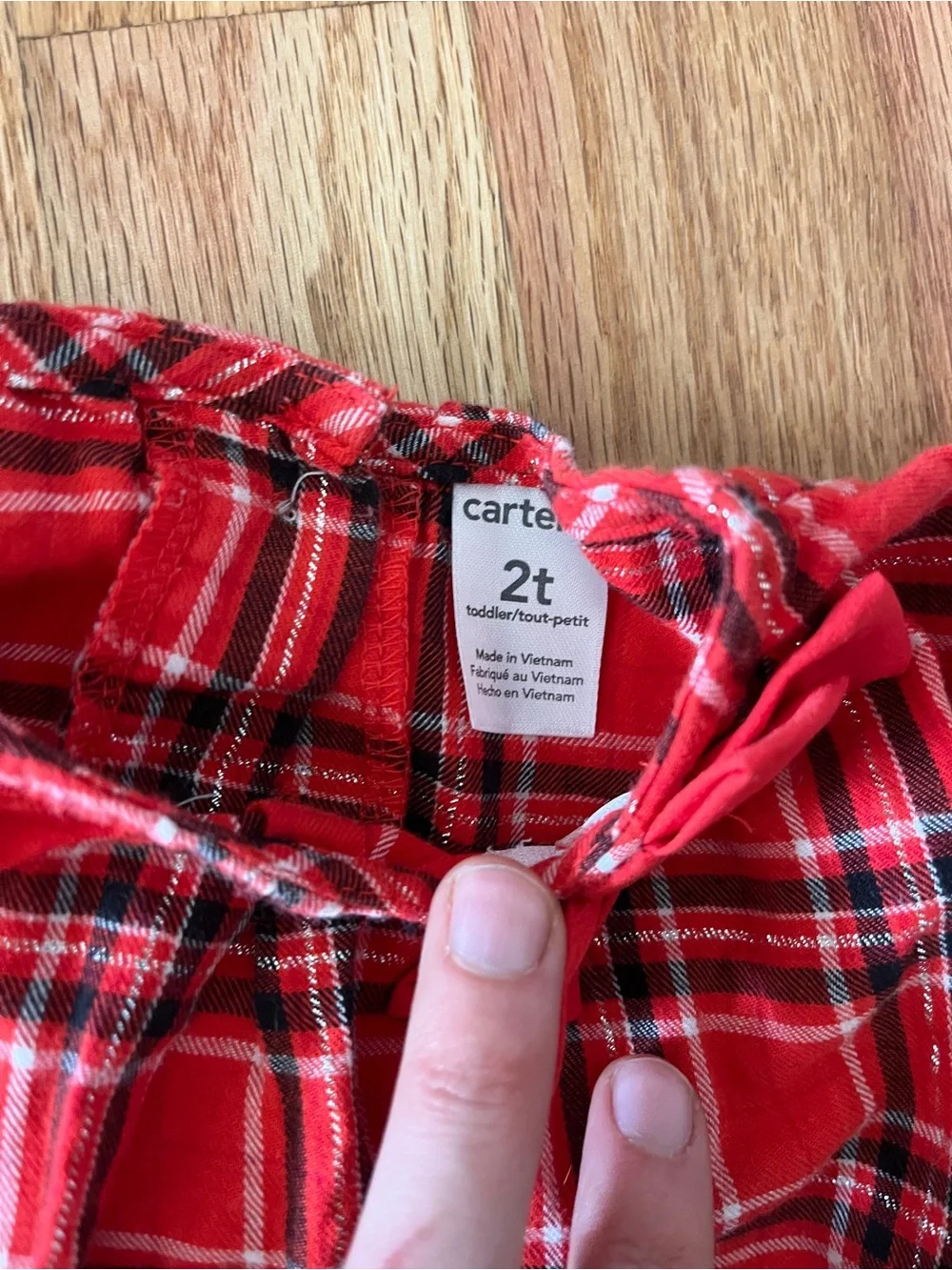 Red Holiday Velvet and Plaid Girls' Christmas Dresses